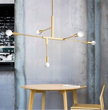 Lampe De Plafond En Laiton