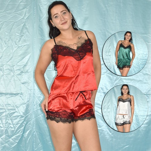 Ensemble pyjama satin - pyjama, en