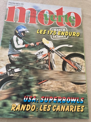 Moto verte 1980 - moto, 70