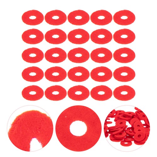 Red felt piano - piano, keyboard