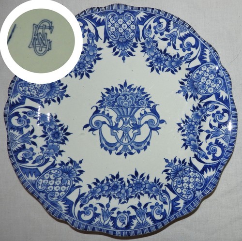 Gien fin xixème assiette 22 - :,