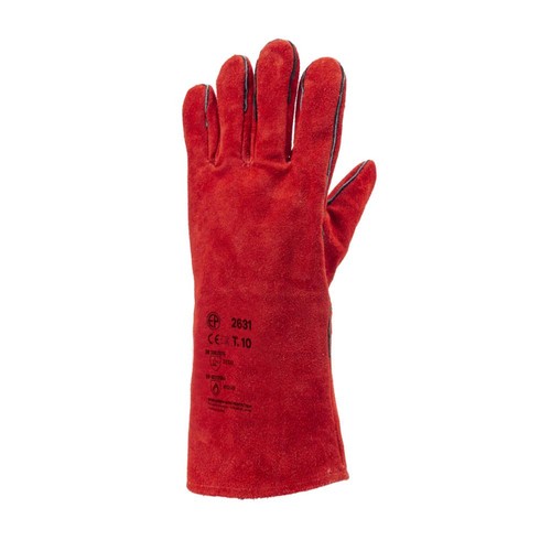 Gants soudeur croute cuir - croute, de