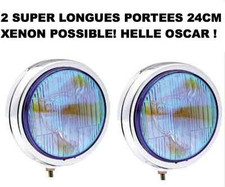 TYPE LIGHTFORCE HELLA CIBIE OSCAR! 2 SUPER PHARES 24CM! XENON OK! QUALITE MARINE