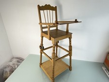 Chaise de poupée chaise haute 75 cm - Excellent état - Voir photos