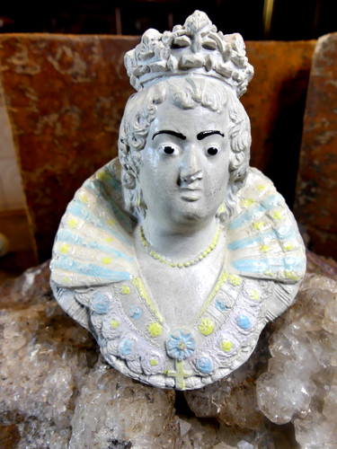 Pipe terre cuite sculptee - pipe,