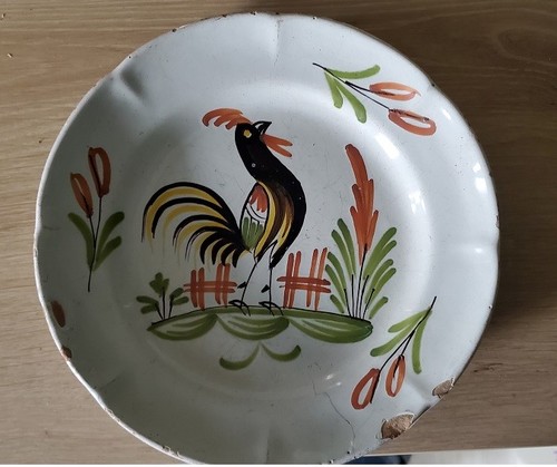 Assiette ancienne - , de