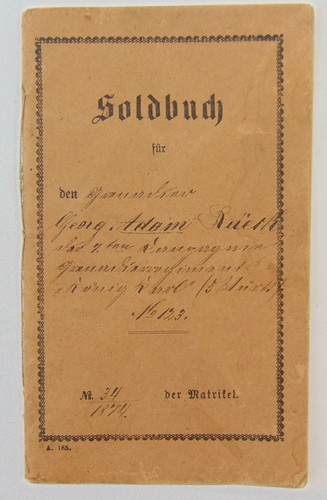 Livret militaire soldbuch - militaire,