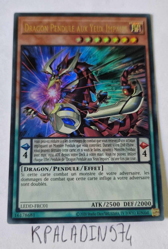 Carte dragon pendule - carte, yu-gi-oh!