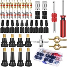 61 Pièces Kit Démonte Valve de Pneu,Valve Core Remover pour Voiture Remplacem...