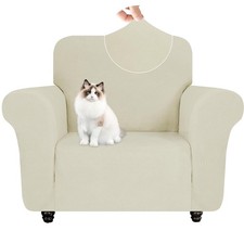 Housse Fauteuil 1 Place avec Accoudoirs Housse Canapé Extensible Universelle ...