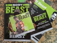 Body Beast Workout/Fitness 4 Disc DVD Set + Book Beachbody NEW Sealed DVD 