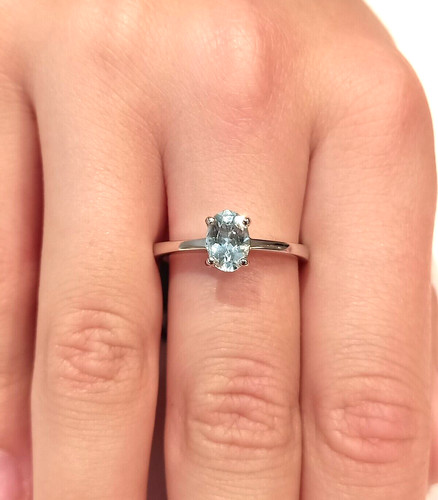 Bague blanc ct 750 - en,