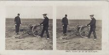 Great War Canon WW1 Vintage Silver Stereo Photo 