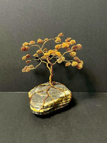 Arbre bonsaï cuivre - cuivre, fait