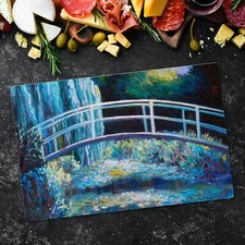 Cuisine planche découpe verre