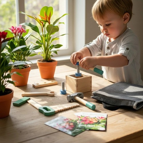 Set jouets outils bois - set,