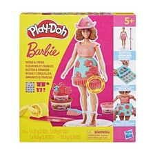 Play-Doh Barbie Fleurons et franges, coffret de pâte a modeler