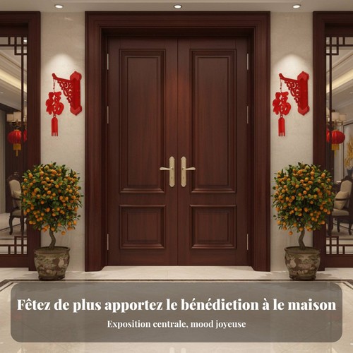 Lanterne chinoise tissu - , fu