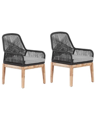 Beliani lot 2 chaises de - 2,