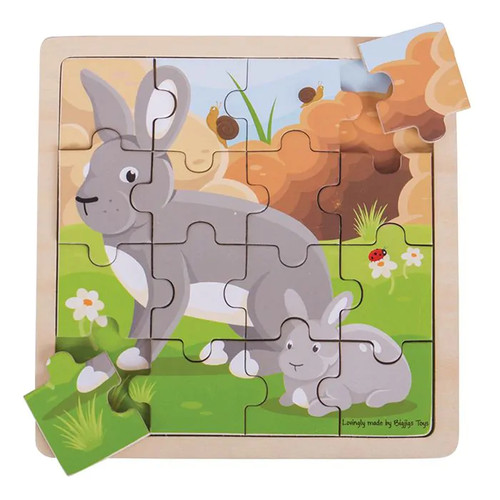 Bigjigs puzzle lapin - puzzle, et
