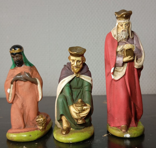 Anciens santons mages - "3,