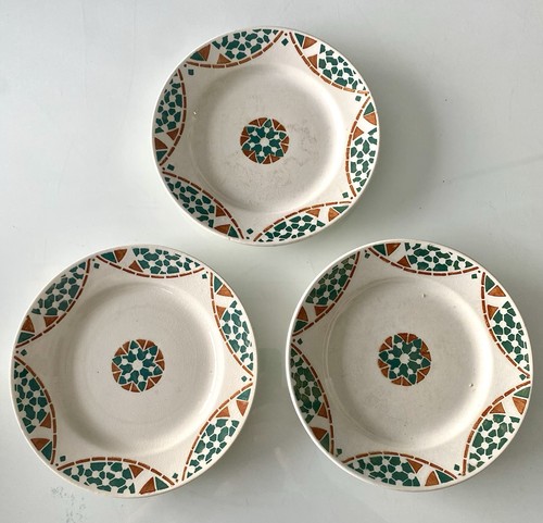 Assiettes plates damon gien - 3,