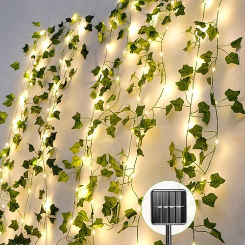 Guirlande led solaire lierre - led,
