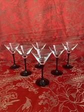 6 verres à cocktail cristal