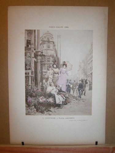 Engraving 1899 color - engraving, 19°