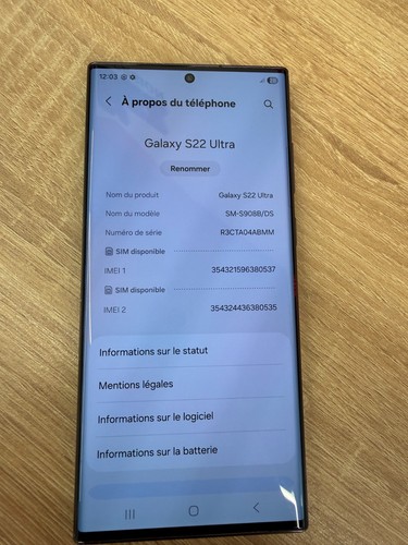 Telephone samsung s22 ultra - s22,