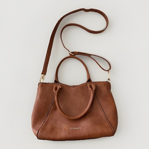 Genuine gussaci leather brown - gussaci,