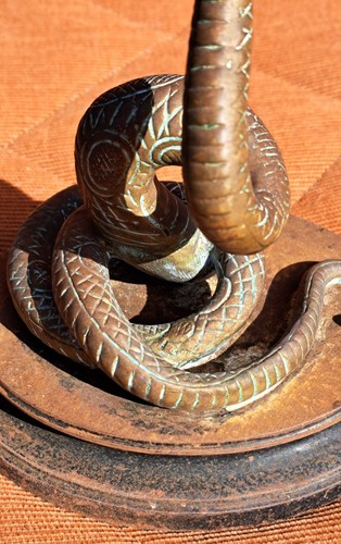 Exceptional bronze snake - exceptional!!bronze,