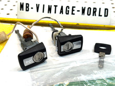 Genuine Mercedes 90-95 W124 C124 S124 doors lock 2 Locks & working OEM 1 key