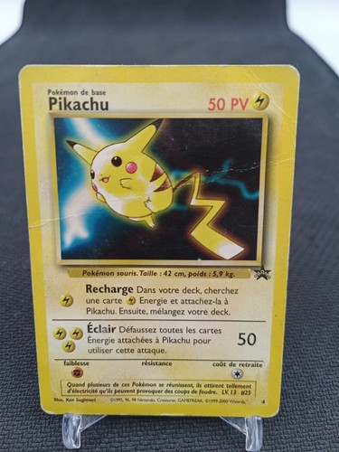 Pikachu promo wizards carte - pikachu,