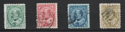 Canada 1903 lot timbres - de,