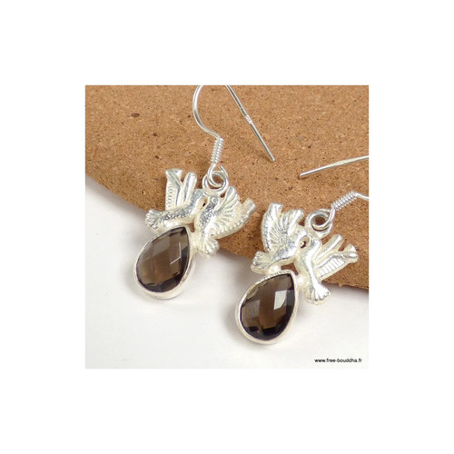 Boucles oreilles quartz - boucles,