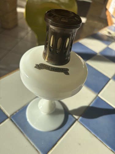 Lampe berger ancienne opaline - lampe,
