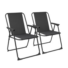 2x Plage métal Chaises