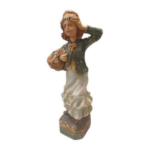 Statuette terre cuite country - terre,
