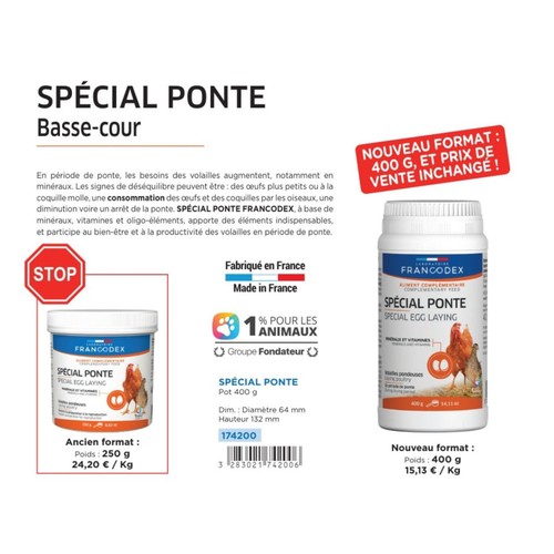 Spécial ponte pot 400 - pot, de