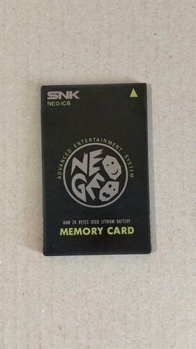 Used neo geo aes memory - used, card