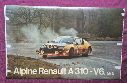 Affiche alpine renault - :,