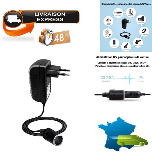 Adaptateur allume cigare 230v - adaptateur, allume-cigare
