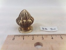 Raccord ancien fin de lustre en bronze, Ø 22 mm, pas standard 10 mm (DA30)