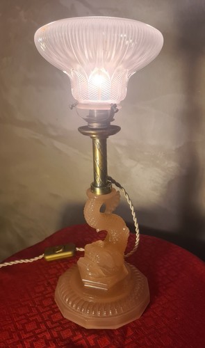 Lampe art deco1920 verre - deco1920,