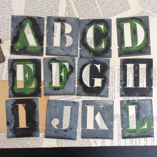 Lot lettres d imprimerie - lettres, d'imprimerie