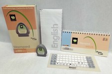 Provo Craft Cricut STAMPED Fonts 29-0013 Cartridge Complete Unknown Link Status