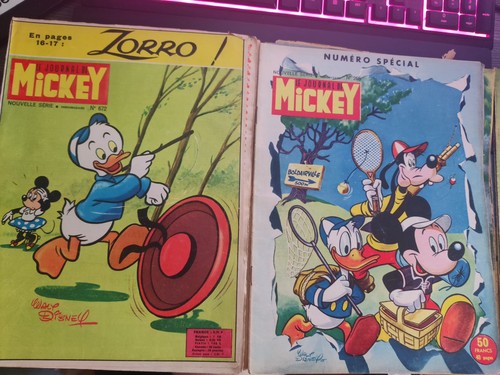 Lot journal de mickey - journal,