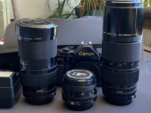 Canon boîtier 50mm fd - +, +