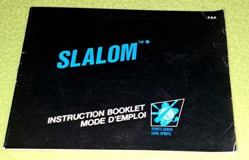 Notice nintendo nes - , slalom